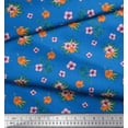 thumbnail image 3 of Soimoi Rayon Fabric Leaves & Floral Fabric Prints By Yard 56 Inch Wide, 3 of 5
