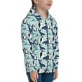 thumbnail image 5 of Picia Penguins Whales for Boys Fashion Full-zip Hoodies & Sweatshirts with Kangaroo Pocket,Zip-up Hooded Sweatshirt for Kid, Moisture Wicking & Breathable-Medium, 5 of 6