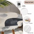 thumbnail image 3 of Modern Grey Beige Round Tablecloth for 36-44 Inch Tables, Fitted Table Cover with Elastic Edge, Abstract Geometric Textured Waterproof Outdoor Table Cloth Protector for Patio Garden Dinner Picnic, 3 of 9