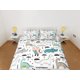 thumbnail image 2 of Ropa de cama de dinosaurios de colores, ropa de cama infantil completa, bonito juego de funda nórdica, dinosaurio, 2 of 4