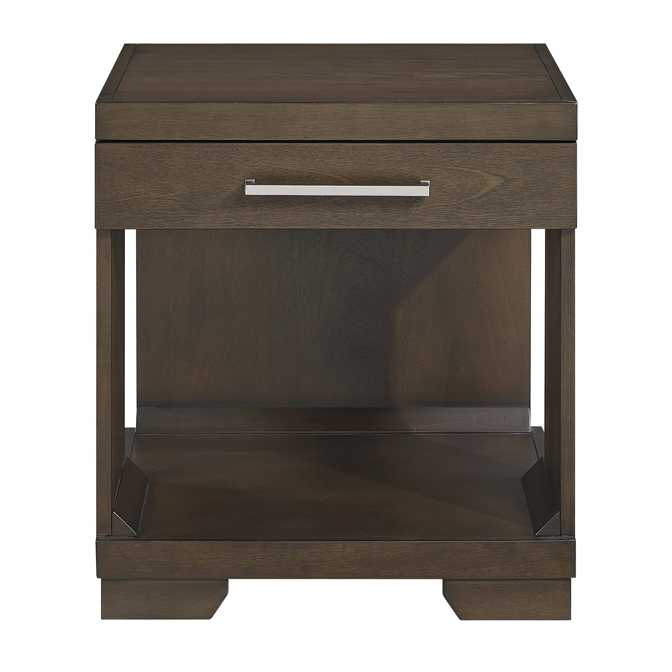 OakvillePark Alton End Table with 1 Drawer, Espresso