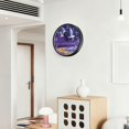 thumbnail image 6 of Voice Activated Clock with Glow Light 12 Inch Large Silent Wall Clock Battery Operated for Home Decor Seagulls and The Beach, 6 of 8