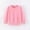 Pink, variant on Cozy Solid Color Fleece Hoodie Long Sleeve Pullover for Teens