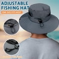thumbnail image 4 of Sun Bucket Hats for Men Women 3” Wide Brim UPF 50+ Fishing & Beach Hat, 4 of 5