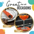 thumbnail image 2 of Crown Display Orange Cocktail Napkins - 100 Count, 2 of 10