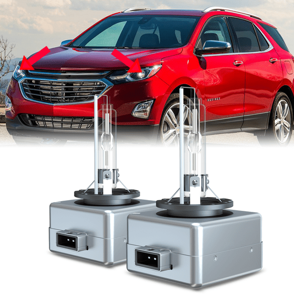 D3S HID Headlight Bulb High-Low Beam for Chevrolet Equinox 2018 2019 2020 2021 Replace HID