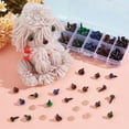 thumbnail image 4 of Safety Eyes for Crocheting 115 Sets Craft Eyes Noses Crochet Eyes Half Round Amigurumi Eyes Stuffed Animal Eyes with Washers for Puppet Teddy Bear Plush Animal Making DIY, 4 of 6