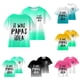 thumbnail image 2 of Gibobby Blusas Casual camiseta para niñas y niños, camiseta de manga corta con cuello redondo para niños, camiseta de verano con estampado de alfabeto teñido anudado （A， 5-6 Años), 2 of 5