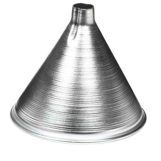 Embudo Harold Import de aluminio plateado, 240 ml, 10 cm de alto