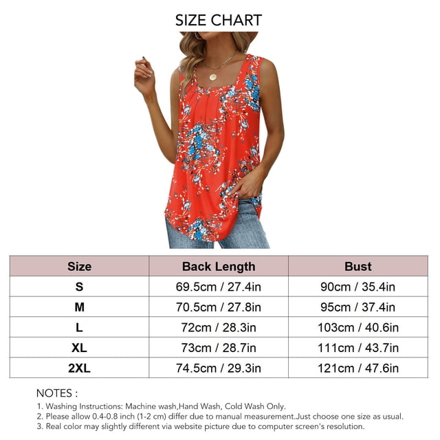 Camiseta Sin Mangas Plisada Delantera,Camiseta Sin Mangas para Mujer Camiseta Sin Mangas Floral para Mujer Blusa Sin Mangas con Estampado Floral Ultra Responsiva