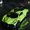 green, variant on Children's alloy car model, boy simulation, openable car model, toy car, internet famous new ornament