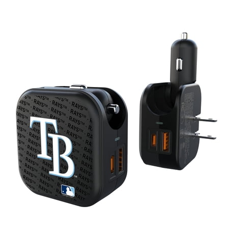 Tampa Bay Rays Dual Port USB Car & Home Charger Tampa Bay Rays Dual Port USB Car & Home Charger