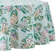 thumbnail image 3 of Lenox Spice Village Allover Tablecloth, Blue, 70"W x 70"L, 3 of 4