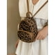 thumbnail image 4 of Mochila para mujer con diseño de nicho con estampado de leopardo popular 2024 nueva mochila versátil de otoño exquisita mini mochila escolar, 4 of 5