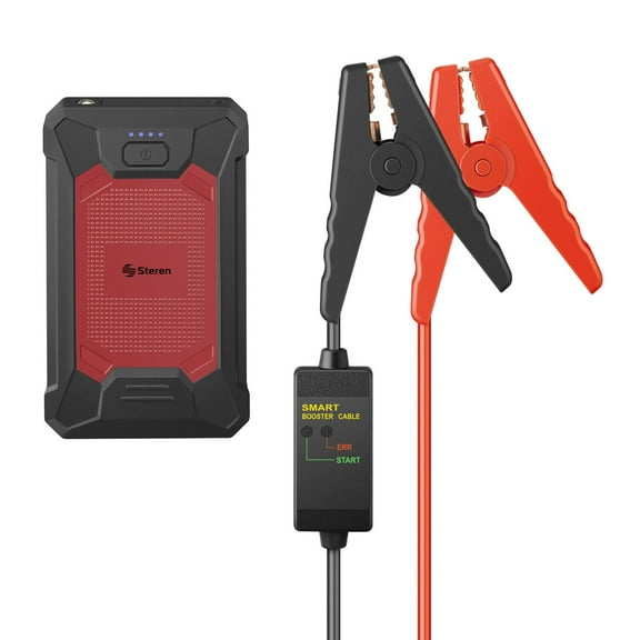Arrancador para auto compacto o SUV Power Bank y Linterna LED Steren MOV-123