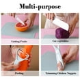 thumbnail image 4 of Dvruxg Kitchen Shears Set, Kitchen Scissors Heavy Duty Meat Scissors Poultry Shears, Contains Scissors、Vegetable Potato Peeler、Paring Knife, Dishwasher Safe Food Cooking Scissors Set, 4 of 5