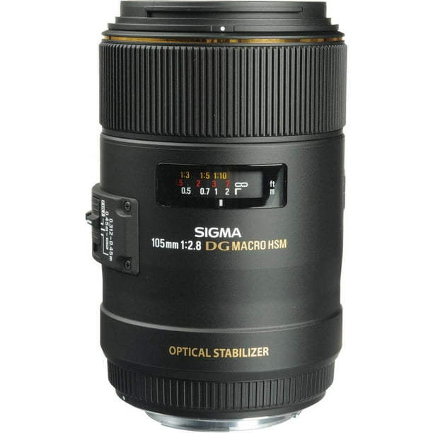 SIGMA 105mm f/2.8 DG MACRO HSM（Fマウント） Sigma 105mm f/2.8 EX DG OS HSM Macro Lens for Canon EOS Cameras