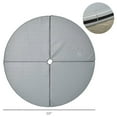 thumbnail image 7 of Resenkos 2" Thick Folding Pole Dance Crash Mat, 5ft Round Lightweight Design for Home - Light Gray, 7 of 7