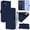 Navy Blue, variant on Wallet Case Compatible for Samsung Galaxy S25 Edge 5G, PU Leather Magnetic Closure Protective Flip Folio Case with 3 Card Holder and Wrist Strap Cover Women Men,Brown,For Galaxy S25 Edge 5G