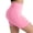Pink, variant on Women's High Waisted Seamless Biker Shorts Butt Lift Stretchy Workout Shorts