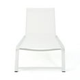 thumbnail image 4 of Monica Outdoor Aluminum Chaise Lounge, White, 4 of 13
