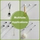 thumbnail image 2 of Ganchos para toallas cromados de 5 ganchos para abrigos y albornoces de metal inoxidable, adhesivos o ganchos de pared para el baño, 2 of 5