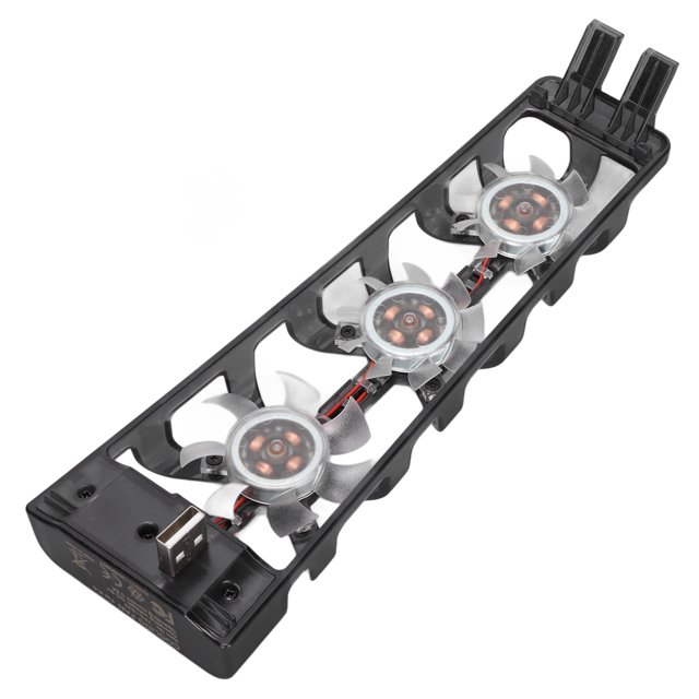 Ventilador Enfriador De Consola, ABS Compacto Incorporado 3 Ventiladores De Enfriamiento Disipación Rápida De Calor Consola De Juegos Ventilador De Enfriamiento Protección De Cergrey Cooler Fan for PS5