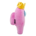 thumbnail image 3 of Among Us Official- 12-Inch Super-Soft Squishy Plush - Pink with Crown, 3 of 4