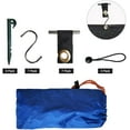 thumbnail image 7 of CAMWINGS RV Awning Privacy Screen Shade Panel Kit Sunblock Shade Drop 8 x 20ft, Dark Green, 7 of 7