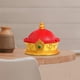 thumbnail image 2 of Cenicero con forma de bolsa de la suerte/sombrero de emperador con tapa para escritorio, rojo B, 2 of 9