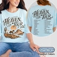 thumbnail image 4 of LOVETEE Heaven On Tour Comfort Color Shirt, Country Concert Tee, Music Tour Graphic T Shirt, Music Lover Trendy Western Country Music Shirt, Grey M, 4 of 8