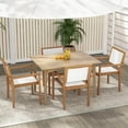 thumbnail image 4 of Costway Stackable Dining Chair Set of 2 with Wear-resistant Fabric & Breathable Backrest, 4 of 9