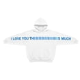 thumbnail image 6 of Valentine's Day Matching Hoodies for Couples I Love You This Much Sweatshirt Long Sleeve Pullover Tops Cute Oversized Sweatshirt for Him Her, 6 of 8