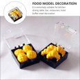 thumbnail image 3 of CIMAXIC Food Model Decoration 2pcs Simulation Pineapple Croissant Food Model Decoration Playhouse Accessory,1.18"X1.18"X1.18", 3 of 5