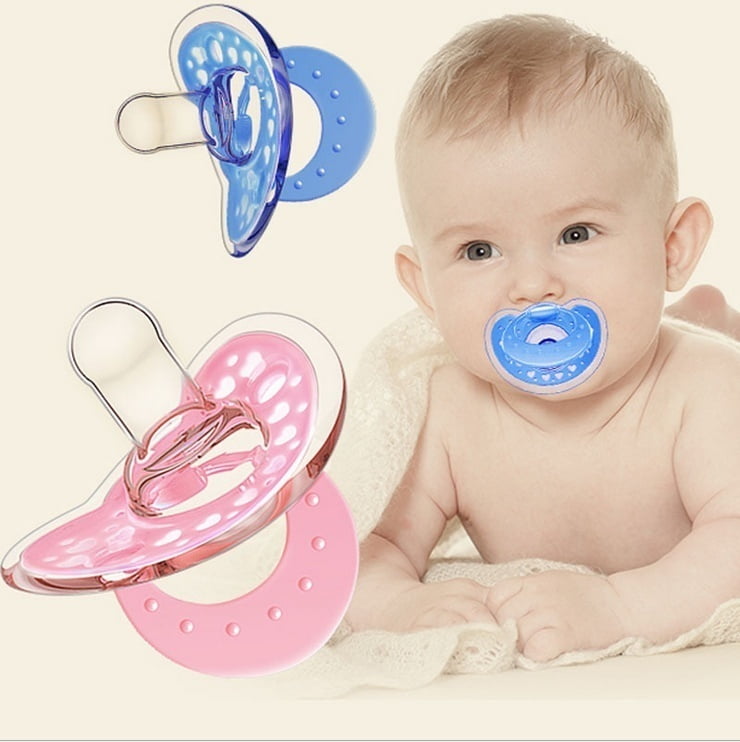 Newborn Kids Baby Orthodontic Dummy Pacifier Silicone Teat Nipple Soother LY 