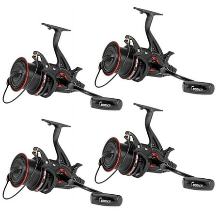 Coonor 4X Nfr9000+8000 Double Spool Fishing Reel 12+1 4.6:1 Fishing Reel Folding Left/Right Handle Fishing Reel