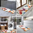 thumbnail image 2 of White Butterfly Flower Field Pattern Kitchen Rug Mat,Kitchen Runner Rugs Non Skid Washable,Decorative Kitchen Floor Mats for Kitchen,Sink,Laundry,17"X47", 2 of 5