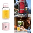 thumbnail image 3 of Diamond Jar Design Blender, Rechargeable & IPx67 Water-Resistant, Ideal For Outdoor Adventures And Daily Use, 3 of 7