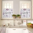 thumbnail image 4 of Kitchen Curtains Set, 4th of July Kitchen Curtains and Valances Set, Fireworks Blue Red Star Independence Day Rod Pocket Tier Curtains 24 Inch Length for Cafe/Bedroom Windows, 4 of 6