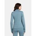 thumbnail image 2 of Ozark Trail Women's Warmest Thermal Long Sleeve Fleece Mockneck Top, Sizes XS-XXL, 2 of 5
