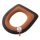 thumbnail image 2 of Asiento de inodoro para decoración del hogar, grueso y con asa, para invierno, lavable, de punto, para baño, 2 of 6