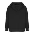 thumbnail image 6 of 2025 Christmas Baggy Hoodies Ladies Letter Print Graphic Sweatshirt with 2 Pockets Casual Pullover Tops Loose (2XL, Black 08), 6 of 6