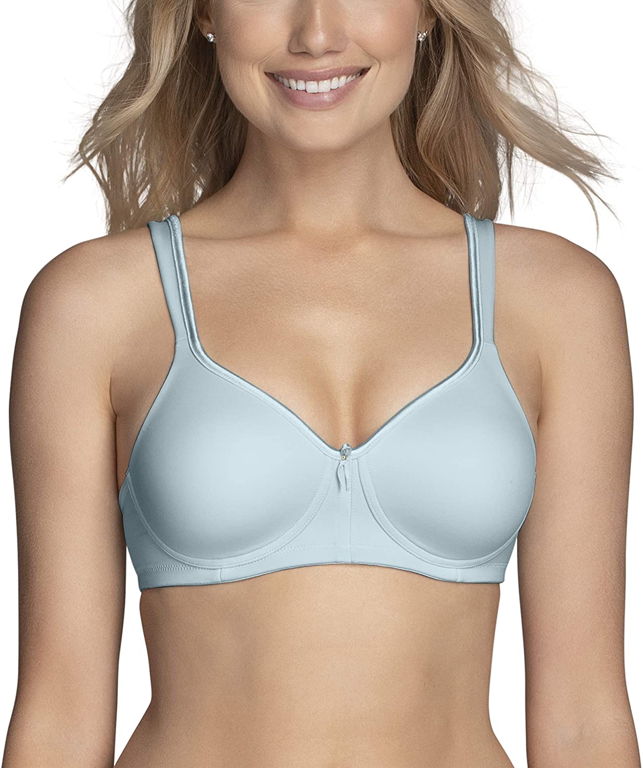 vanity fair women's body caress full coverage wirefree bra 72335