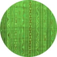 thumbnail image 1 of Ahgly Company Indoor Round Persian Green Traditional Area Rugs, 5' Round, 1 of 1