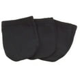 thumbnail image 2 of Sierra Socks Pedi-Pocket No Show Half Socks 3 Pair Pack (Black), 2 of 7