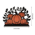 thumbnail image 3 of Leileiiiii Pumpkin Family DIY Decoration Wooden Pumpkin Decoration Health Ornament, 3 of 8