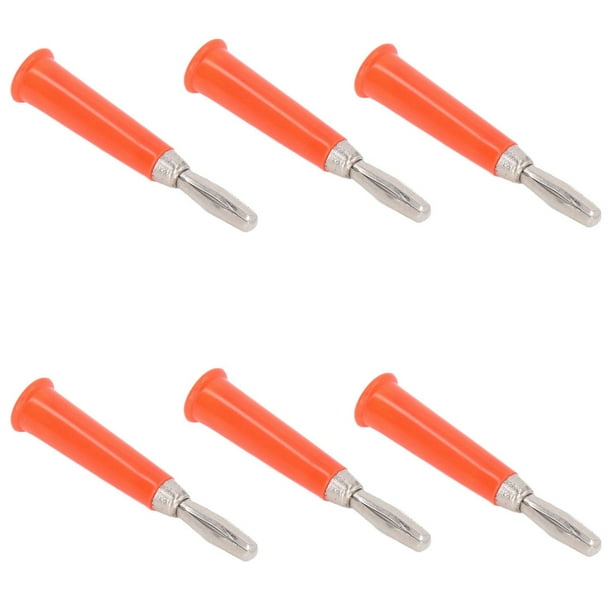 100 Uds. Conector De Enchufes Tipo Banana, Enchufes Tipo Banana De Altavoz De 4 Mm 30VAC A 60VDC Enchufes Tipo Banana Soldados 19A Enchufe Tipo Banana