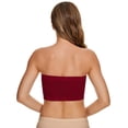 thumbnail image 5 of Ladies Bandeau Strapless Comfort Anti-light Inner Seamless Crop Tube Top, 5 of 7
