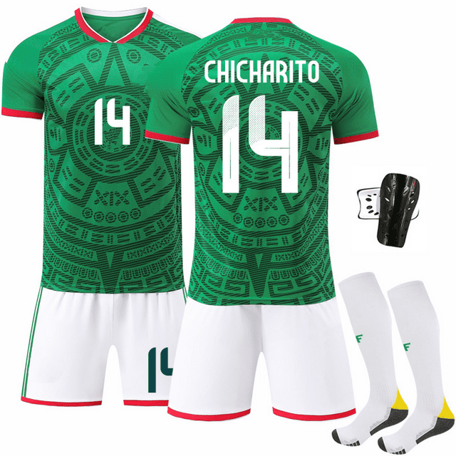 Ballon de Sport Réplique Vert CHICHARITO 2526 Football Domicile et Extérieur No. 14