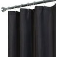 thumbnail image 3 of Dependable Industries Magnetic Vinyl Shower Curtain Liner, 70" x 72", with Weighted Magnets in Black, 3 of 5